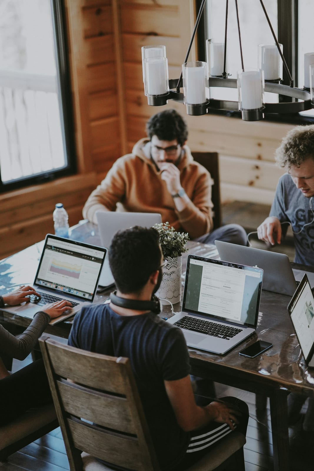 IT team collaborating on shared infrastructure work